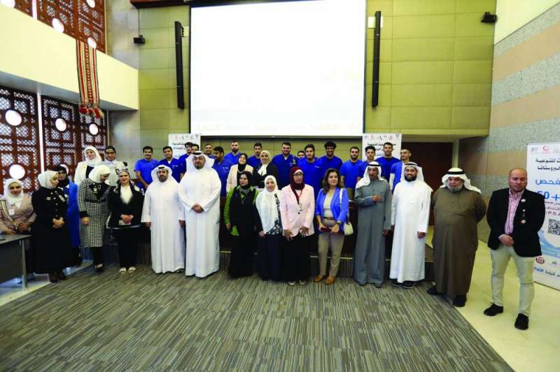 لقطة جماعية للمشاركين في حملة «كان» 