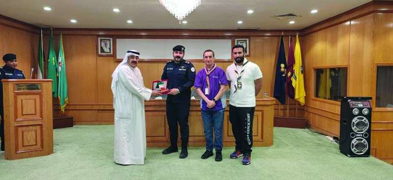 تكريم الملازم أول زيد عبدالله 