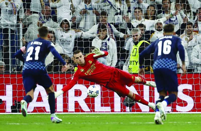 أندريه لونين تألق في حراسة مرمى ريال مدريد