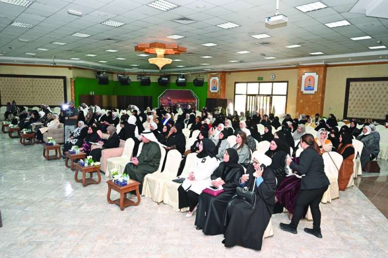 


جانب من الحضور في ملتقى المستجدات التربوية	 (تصوير أسعد عبدالله) 