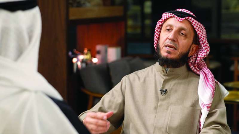 فهد المسعود متحدثاً في البرنامج