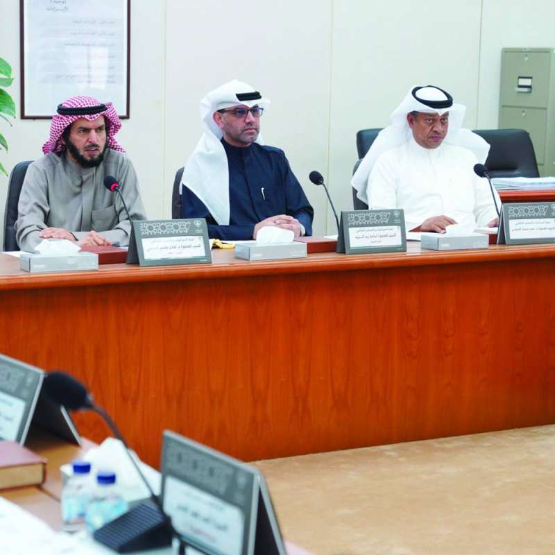 الزيد متوسطاً الدمخي والمطر في اجتماع لجنة الميزانيات