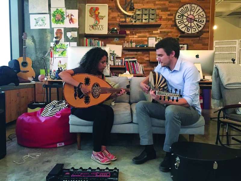 


برفقة الفنانة حصة الحميدي في العام 2016 