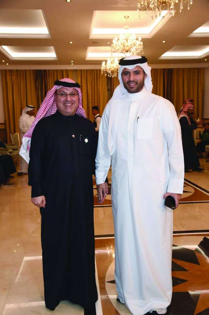 غانم الجمران والسفير صلاح المالكي