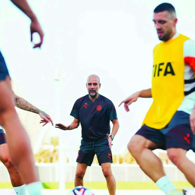 جانب من التدريبات