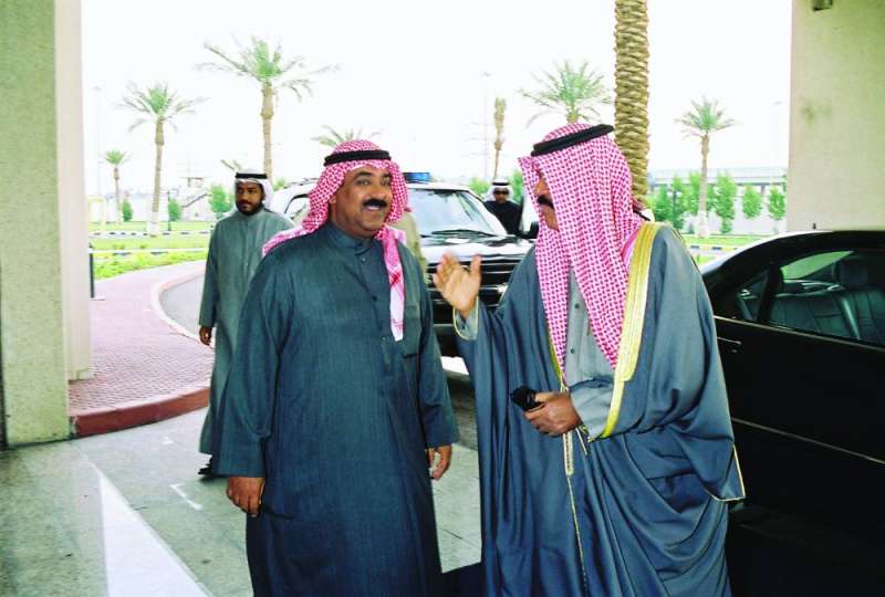 سمو الأمير والأمير الراحل نواف الأحمد رحمه الله 