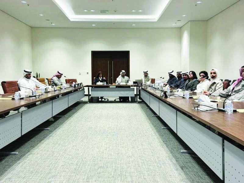 جانب من اجتماع لجنة محافظة العاصمة في المجلس البلدي