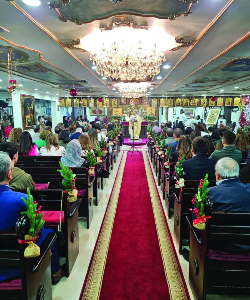 


جانب من قداس عيد الميلاد في كنيسة الروم الكاثوليك 