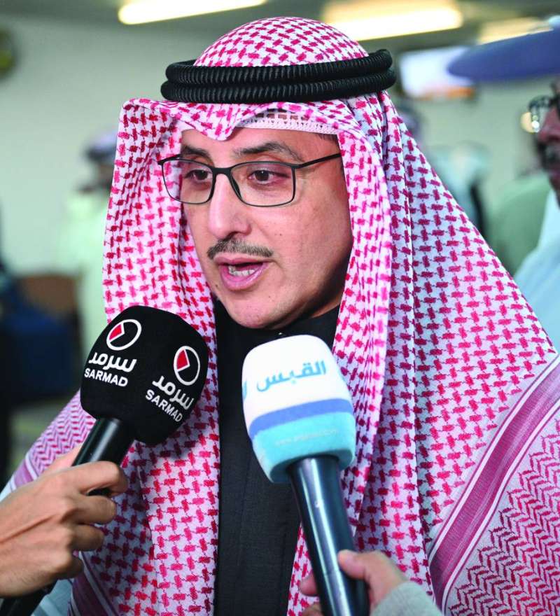 أحمد الناصر مصرحاً أثناء مشاركته بالتشييع 