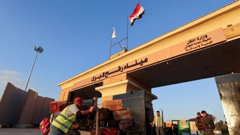 الجانب المصري من معبر رفح