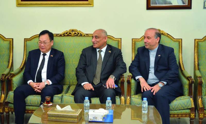 سفراء إيران وبنغلاديش ولاوس 