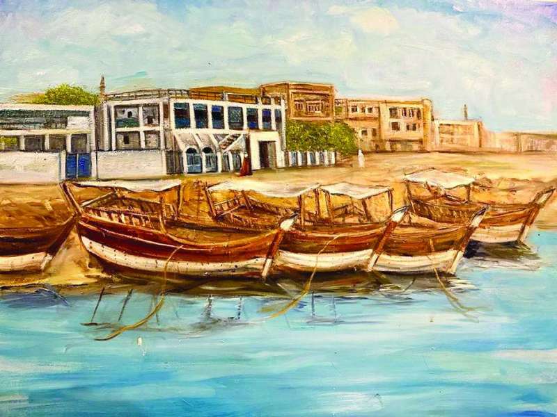 


«نقعة بن شملان» في معرض «أساليب واتجاهات» 