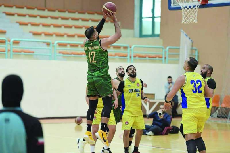 من مباراة دوري السلة