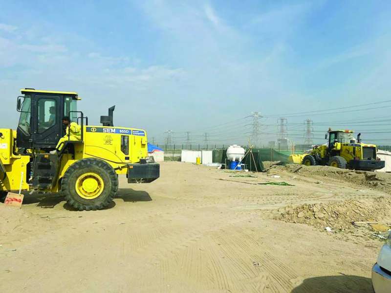 إزالة مخيمات مخالفة