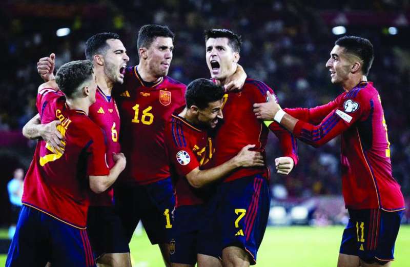 لاعبو منتخب إسبانيا لكرة القدم