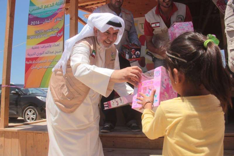 من مساعدات جمعية عبدالله النوري الخيرية