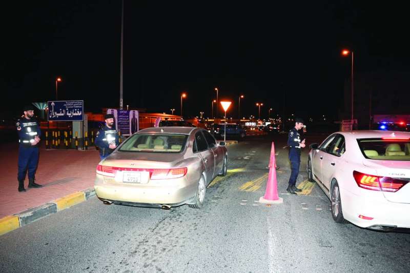 سيطرة أمنية على أحد الطرق