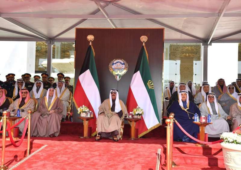 سمو أمير البلاد يشمل برعايته وحضوره مراسم رفع العلم	