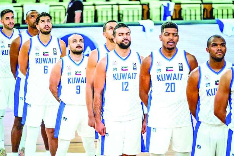 منتخب الكويت لكرة السلة في تشكيل سابق