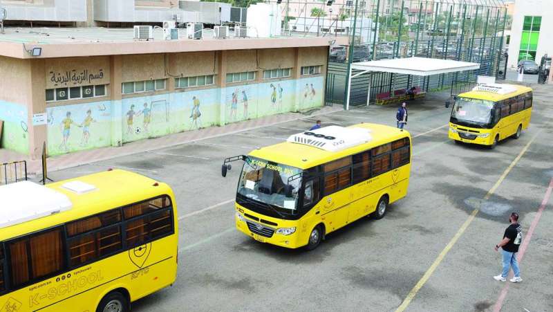 


عودة الحافلات المدرسية للمناطق التعليمية باستثناء الجهراء 