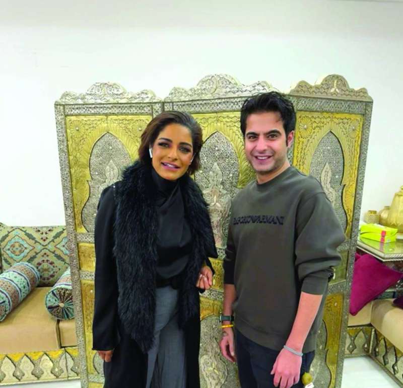 


الزميل حمود العنزي ومرام البلوشي 