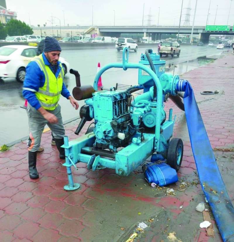 تشغيل مضخات سحب مياه 