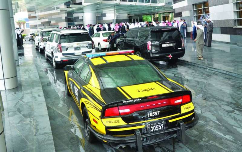 مواكبة أمنية للاعتصام