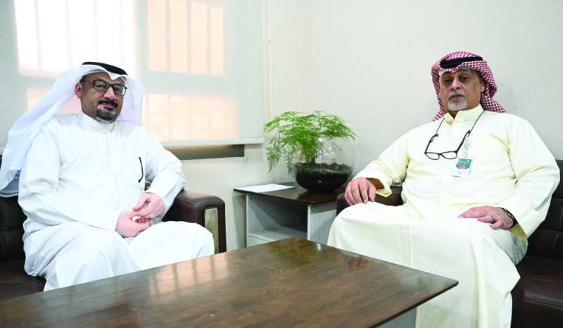 


الشامي والزميل ناصر الفرحان 