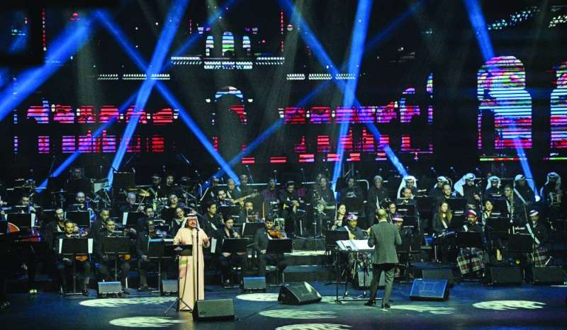 


عبود خواجة في حفل «الأوركسترا الحضرمية»	 (تصوير نايف العقلة) 