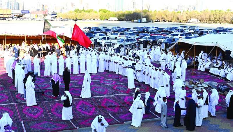 من أجواء «عرضة الكويت» 