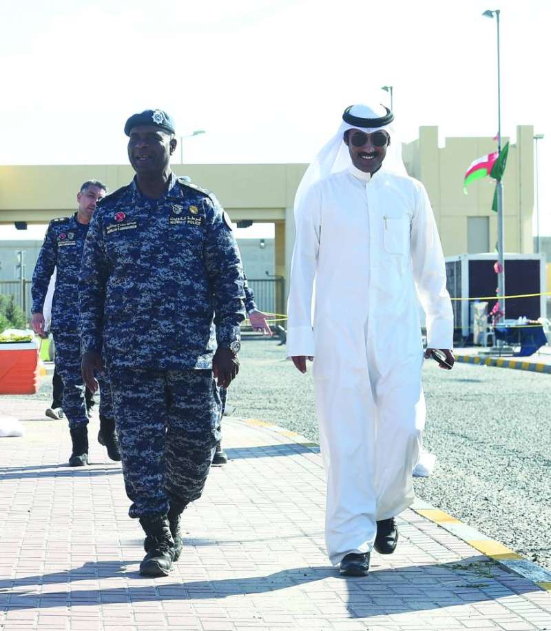 اللواء سفاح مع الزميل نايف كريم