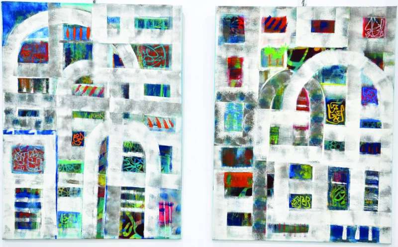 


لوحة سهير الزنكي الفائزة بالجائزة التقديرية 