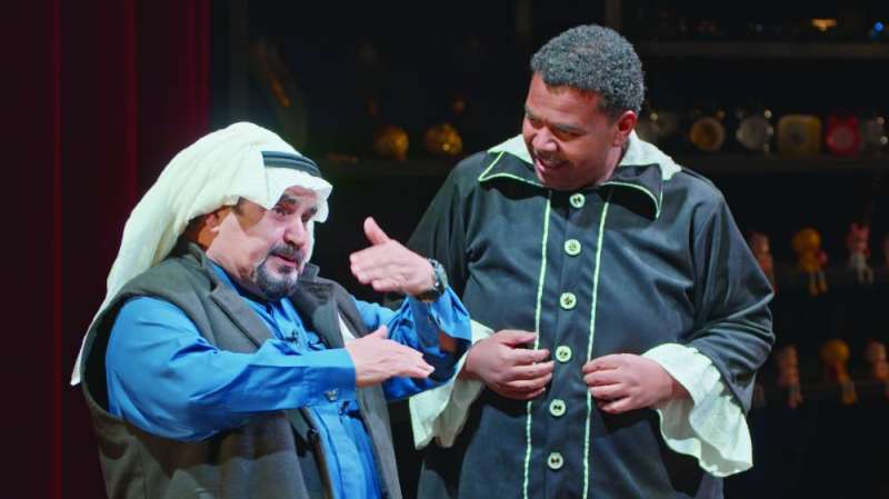 


محمد الحملي وضيفه الفنان جمال الشطي 