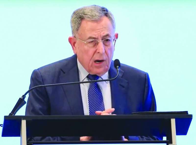 


فؤاد السنيورة متحدثاً في المنتدى العالمي الثالث لثقافة السلام 