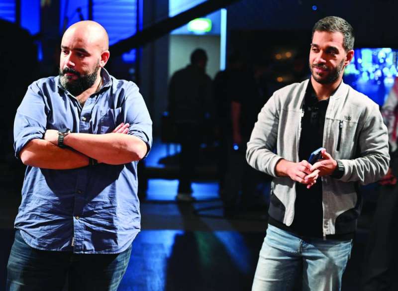 


عبدالله القلاف ونائل مدني 