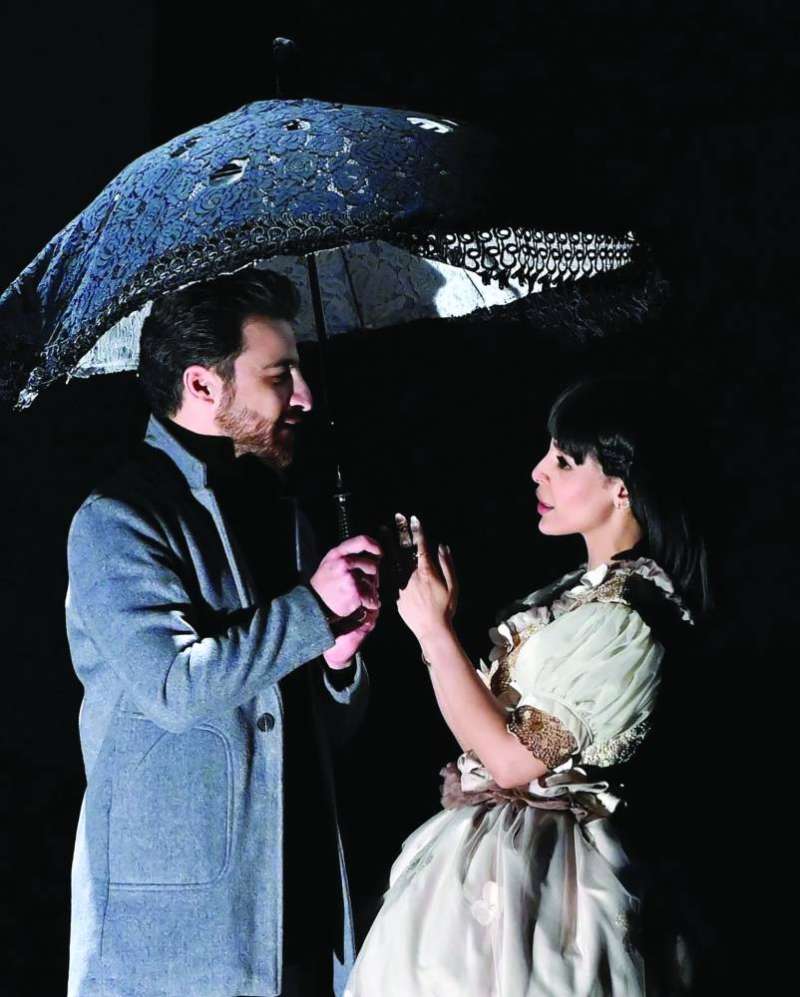 


حصة النبهان وأحمد العوضي 