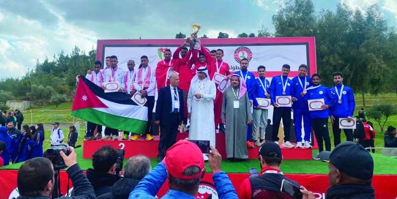 منتخب الكويت على منصة التتويج