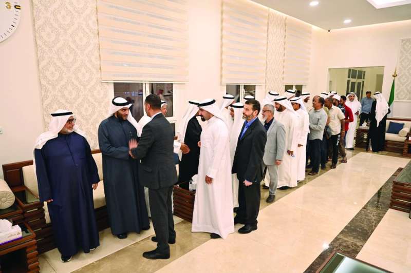 


جانب من حفل الاستقبال 