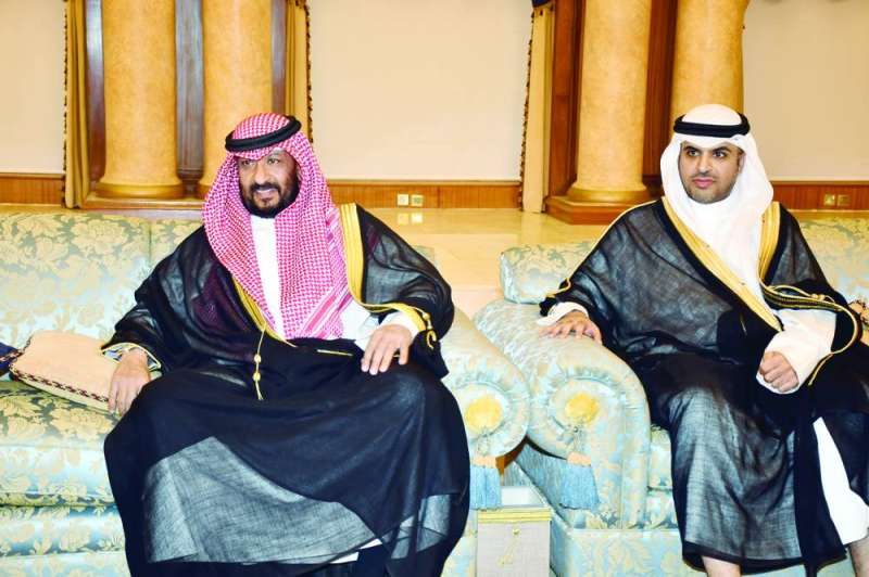 الشيخ طلال الخالد وابنه