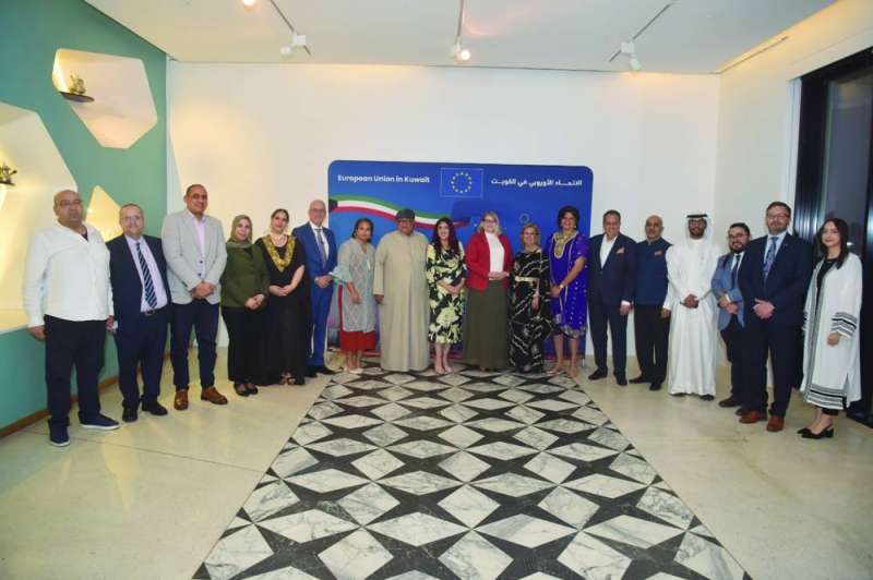 سفيرة الاتحاد الأوروبي والإعلاميون 