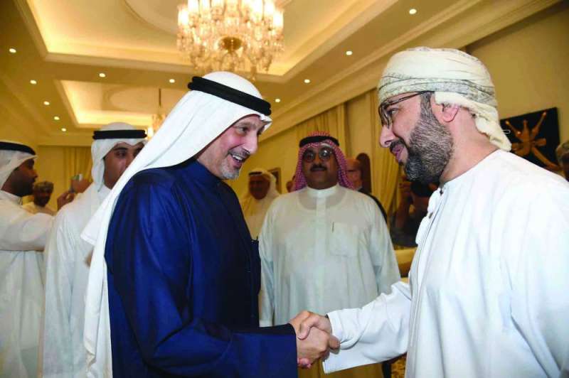 


سالم الصباح مُهنّئاً السفير العماني 