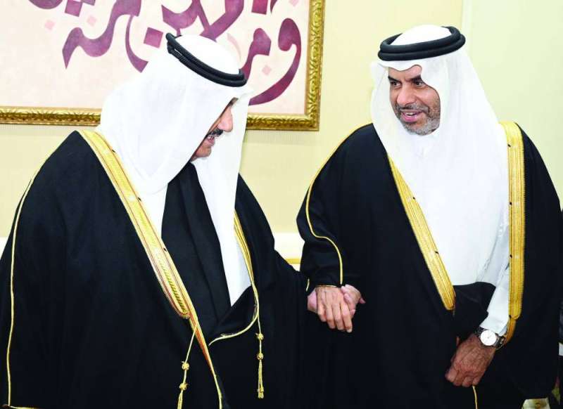 ناصر المحمد والسفير القطري