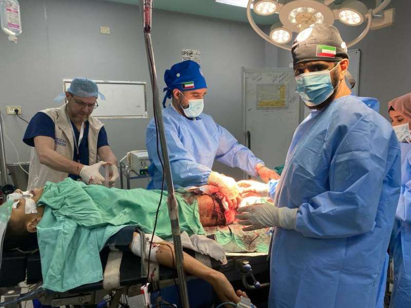 


أول عملية أجراها الوفد الطبي الكويتي 