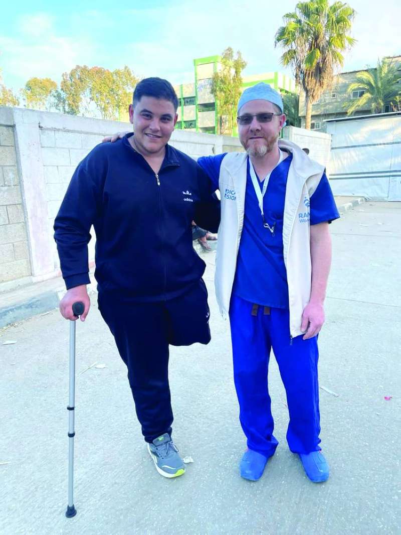 


شاب آخر تعرّض لبتر الساق 