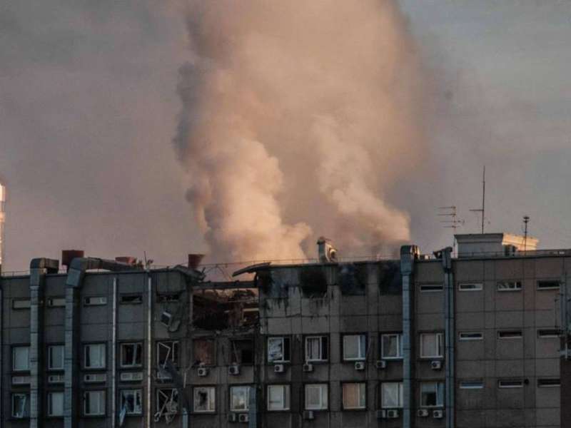 غارة روسية على كييف (أرشيفية)