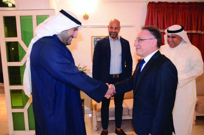 السفير البلغاري مُرحّباً بوكيل وزارة الدفاع 