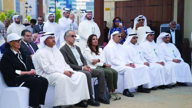 أمثال الأحمد وعبدالوهاب الرشود وزياد العمر وأيمن الطبطبائي وعدد من المسؤولين من «بيتك» ومن الجهات المشاركة 