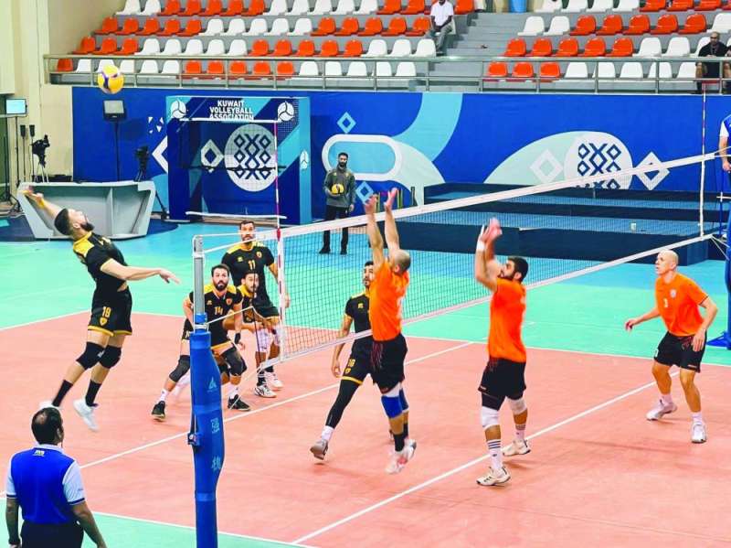 من مباراة القادسية وكاظمة