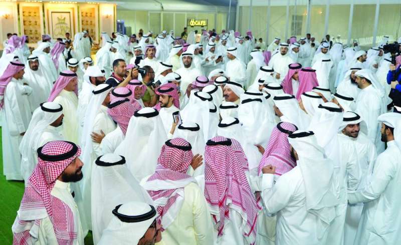 حضور كبير في مقر الخنفور الانتخابي