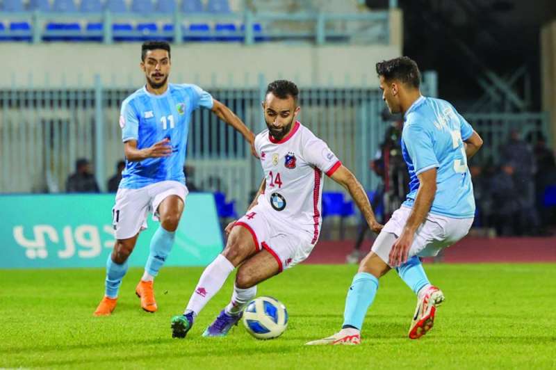 من مباراة سابقة لفريقي «الكويت» والسالمية